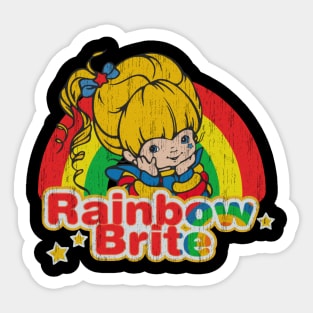 Rainbow Brite Happy Christmas Sticker